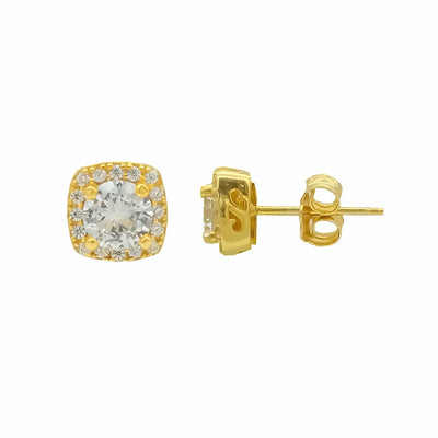 Diamond Stone Earring