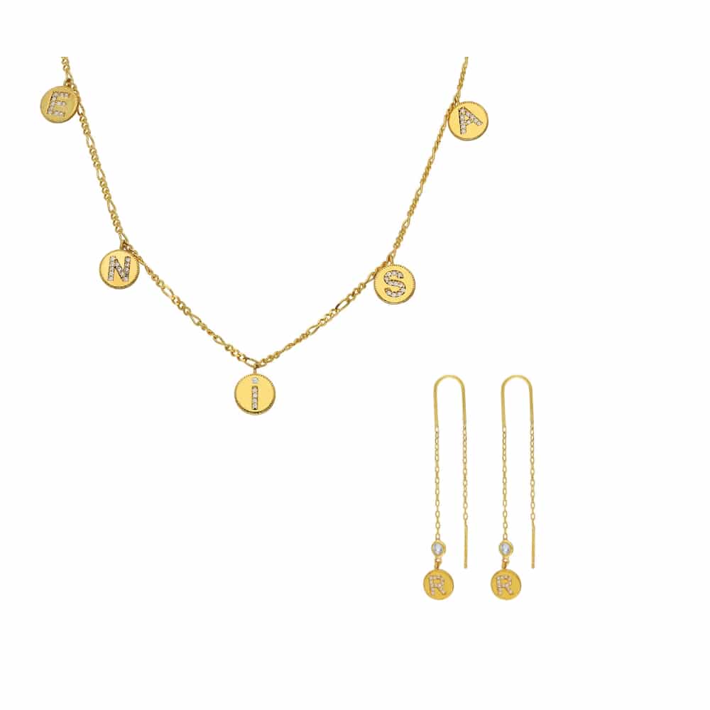 Zirkonia Plättchen Set