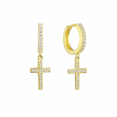 Kreuz Zirkonia Earring