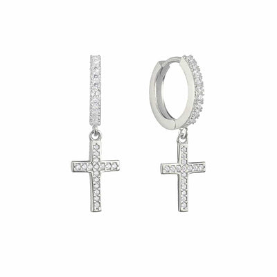 Kreuz Zirkonia Earring