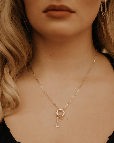 Chain Buchstaben Halskette