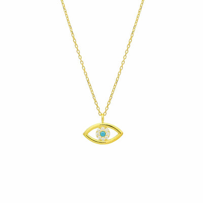 Derya Eye Effect Zirkonia Kette